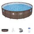 thumbnail image 1 of Coleman Power Steel Swim Vista 18' x 48" Above Ground Swimming Pool Set, 1 of 12