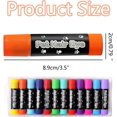 thumbnail image 2 of Pet Hair Chalk for Dogs, 6/12 Colors Temporary Washable Color Pens, Hair Chalk Painting Set, Easy to Apply, Bright Color for Cats Dogs and Horses (12color), 2 of 7