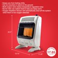 thumbnail image 3 of Mr. Heater Vent-Free 10,000 BTU Radiant Propane Heater Multi, 3 of 6