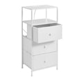thumbnail image 2 of Mainstays 3 Drawer Fabric Nightstand with USB, 2 of 9