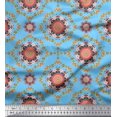 thumbnail image 1 of Soimoi Polyester Crepe Fabric Floral Mandala Print Fabric by The Yard 42 Inch Wide, 1 of 3
