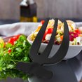 thumbnail image 3 of KAKOWELY 2pcs Plastic Salad Claws Reusable Salad Forks Vegetable Forks Mixing Forks,6.1X"X3.74"X0.98", 3 of 5