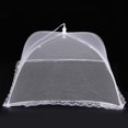 thumbnail image 2 of Food Cover, Food Cover Tent,  Mesh Material For Home Food Mesh Edge White 43x43cm, 2 of 8