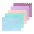thumbnail image 1 of GZJCKJY Discbound Dividers with Pockets 7.1x9.4 Classic Size Discbound Notebook Divider 9 Disc Bound Planner Inserts Pocket 5pcs Plastic Index Dividers for Planner Folder Office, 1 of 8