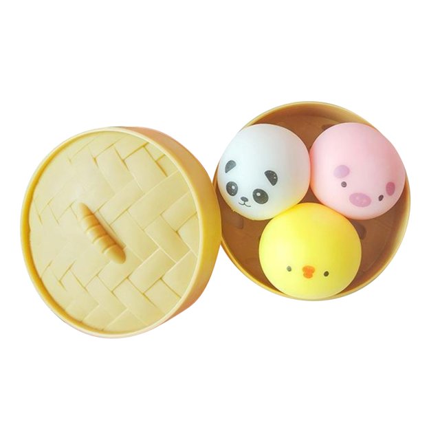Squishy Toys Squishies Dumpling Stress Relief Toy Animal Buns Slow Rising Soft Desk Gadget