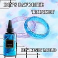 thumbnail image 3 of 2Pcs DIY Craft Jewelry Mold Making Ultraviolet Clear UV Acrylic Acid Resin Hard Glue, 3 of 10