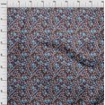 thumbnail image 4 of oneOone Velvet Brown Fabric Floral Sewing Craft Projects Fabric Prints By Yard 58 Inch Wide, 4 of 5