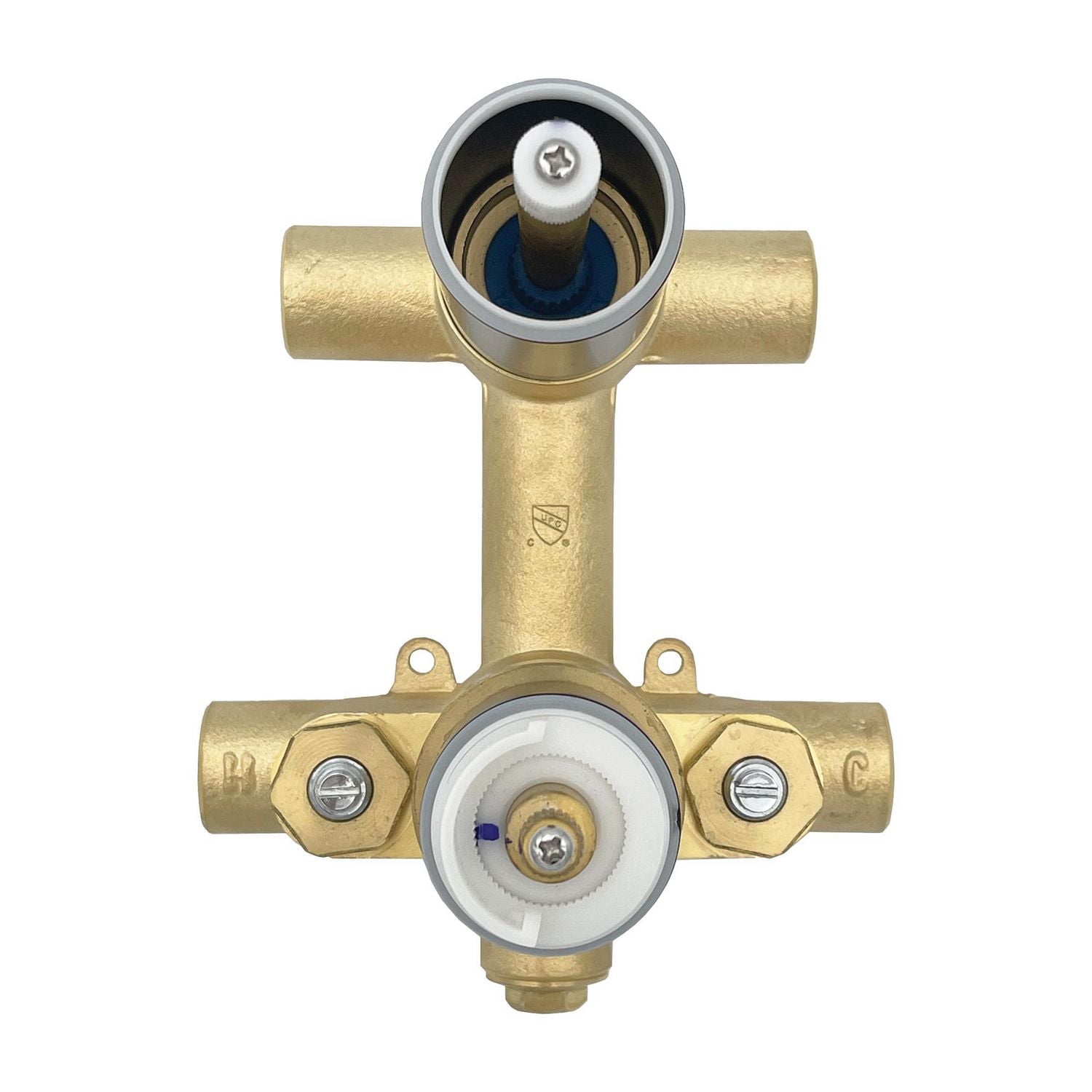 Valve thermostatique carrée 3 fonctions, 2 Systèmes de barre de douche réglable, fini noir