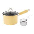 thumbnail image 4 of Siruishop Deep Frying Pot Cooking Pot Fryer for Kitchen Camping Japanese Tempura Chips Yellow, 4 of 8
