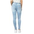 thumbnail image 4 of WallFlower Women's Ultra Skinny Mid-Rise Insta Soft Juniors Jeans (Standard and Plus), 4 of 9