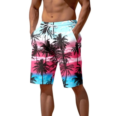 Ketyyh-chn99 Shorts Cargo pour Hommes Plage Mode Maillots de Bain pour Hommes Doublure Entrejambe Shorts de Bainshorts Rouge,P