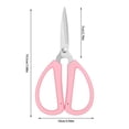 thumbnail image 2 of WLAGOOD Stainless Steel Office Scissors,Stainless Steel Comfort Grip,All-Purpose,Straight Office Craft Scissors for DIY,Sturdy Sharp Scissor for Office Home School, 2 of 5