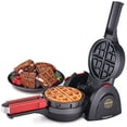 thumbnail image 2 of Presto Stuffler Stuffed Belgian Waffle Maker Nonstick Appliance, Large, Black, 2 of 4