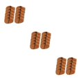 thumbnail image 4 of Thinsony Golf Head Covers PU Portable Protector Travel Athlete Golf for Training Brown Small 10 Pcs 3Set, 4 of 6