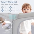 thumbnail image 4 of OLAKIDS Foldable Baby Playpen with Mat, 59” x 59” Large Baby Play Yard for Infant with 50 Ocean Balls, 4 Handlers, Carry Bag, Indoor Outdoor Fence Toddler Activity Center, 4 of 9
