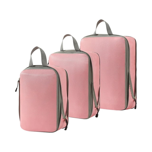 EGNMCR ,, Compression Packing Cubes For Travel, Travel Bags Luggage Organizers Travel Compression Cubes For Suitcases Double Capacity Design For Travel Travel Packing Organizers