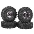 thumbnail image 2 of RC Tire, RC Wheel 1.8in Width Aluminum Alloy  For 1/10 RC Crawler  Color, 2 of 8