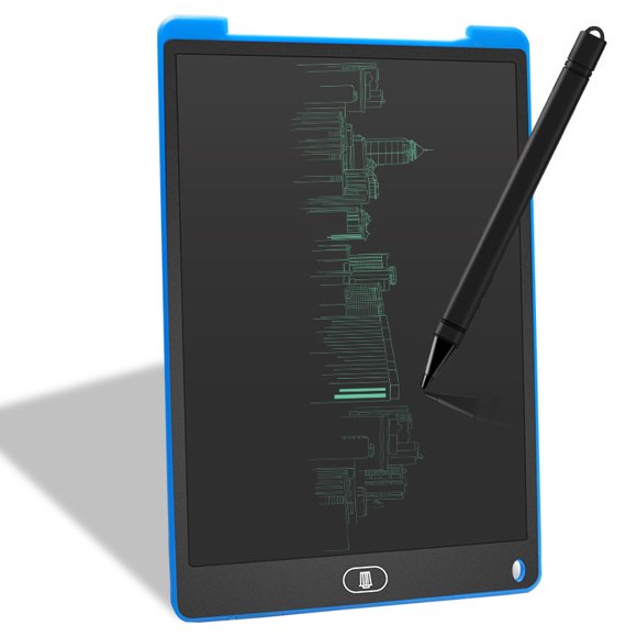 LCD Writing Tablet, 12 Inch Toddler Doodle Board, Drawing Tablet, Reusable Electronic Drawing Pads for Kids, Educational and Learning Gifts Toy for 3 4 5 6 7 Years Old Boys and Girls,One Color