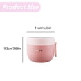 thumbnail image 2 of Stainless Steel Vacuum Insulated Thermo Food Jar, Vacuum Thermal Food Container with Sealing Cap, Wide Mouth Soup Thermo for Hot Food,Vacuum Soup Jar with Foldable Spoo, 2 of 9