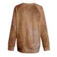 thumbnail image 5 of Liquidation à 50 % Chandail Surdimensionné pour Femmes 2023 Mode Décontractée Manches Longues Col Rond Imprimé Chandail pour Dames Hauts Blouse, 5 of 5
