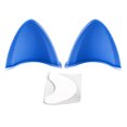 thumbnail image 4 of relayinert Fashionable And Interesting Motorcycle Cute Plush Cat Ears Cosplay Cat Ears Styling For Car Blue 1Set, 4 of 6