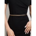 thumbnail image 1 of 1pc Women's Simple Style Waist Chain With Fine Chain Decoration, Suitable For Daily Matching, 1 of 4
