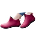 thumbnail image 3 of Kcodviy Slip Women's Rain Shoes Rain Shoes Women Size 11 Korean Version Solid Color Winter Boot for Men Short Tube Women's Water Shoes Men Winter Shoes, 3 of 5
