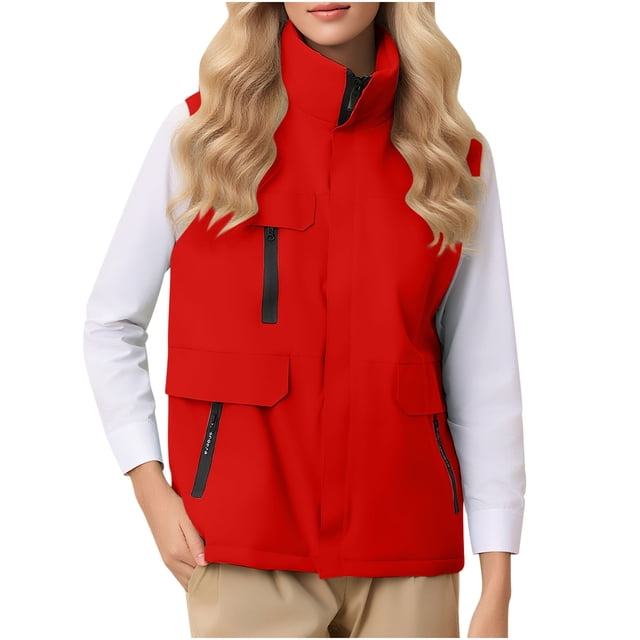 Wensltd Veste Athlétique Sans Manches pour Femmes à Manches Longues, Légère, d'Entraînement, Manteau Léger avec Poches
