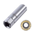 thumbnail image 1 of Thin Wall Magnetic 14mm Spark Plug Socket Wrench 12Point Drive I4 K8J9 38in, 1 of 8
