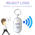 thumbnail image 5 of White Key Finder Device With Whistle Sound Activation, Led Flashlight And Remote Control For Lost Keys And Small Item Location, 2.05X1.10In, 5 of 5
