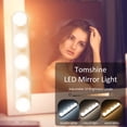 thumbnail image 3 of Labymos Lampe Miroir LED Portable avec 5 Ampoules, Chargement USB, Intensité Réglable, 3 Modes de Couleur, 3 of 5