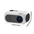 thumbnail image 3 of Up to 40% off Gifts Oefntac Projector Household Portable LED Mini HD Projector Gift Parent Child Gift Support 1080p HD Decoding Supports U Disk USB HDMI and AV Cable Playback, 3 of 9