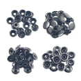 thumbnail image 2 of GUOOL 50x Snap Fasteners Press Stud Buttons for Leather Jacket Jeans Bag Clouses Black, 2 of 7