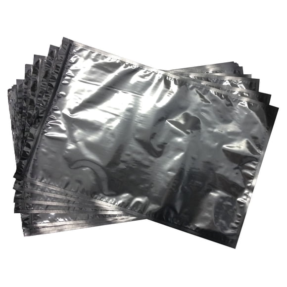 Sac à fermeture à glissière en mylar, capacité de 5 et 6 gallons – 10 unités