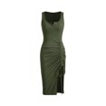 thumbnail image 1 of CHGBMOK Womens Spring Dresses Clothes Sleeveless Sexy Thread Skirt with Bottom Drawstring Dress M on Clearance, 1 of 7