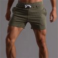 thumbnail image 2 of Mens Shorts Mens Stripe Printed Casual Drawstring Pockets Elastic Sports Shorts, 2 of 9