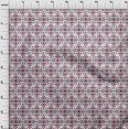 thumbnail image 3 of oneOone Viscose Chiffon Fabric Triangle Ikat Print Sewing Fabric BTY 42 Inch Wide, 3 of 4