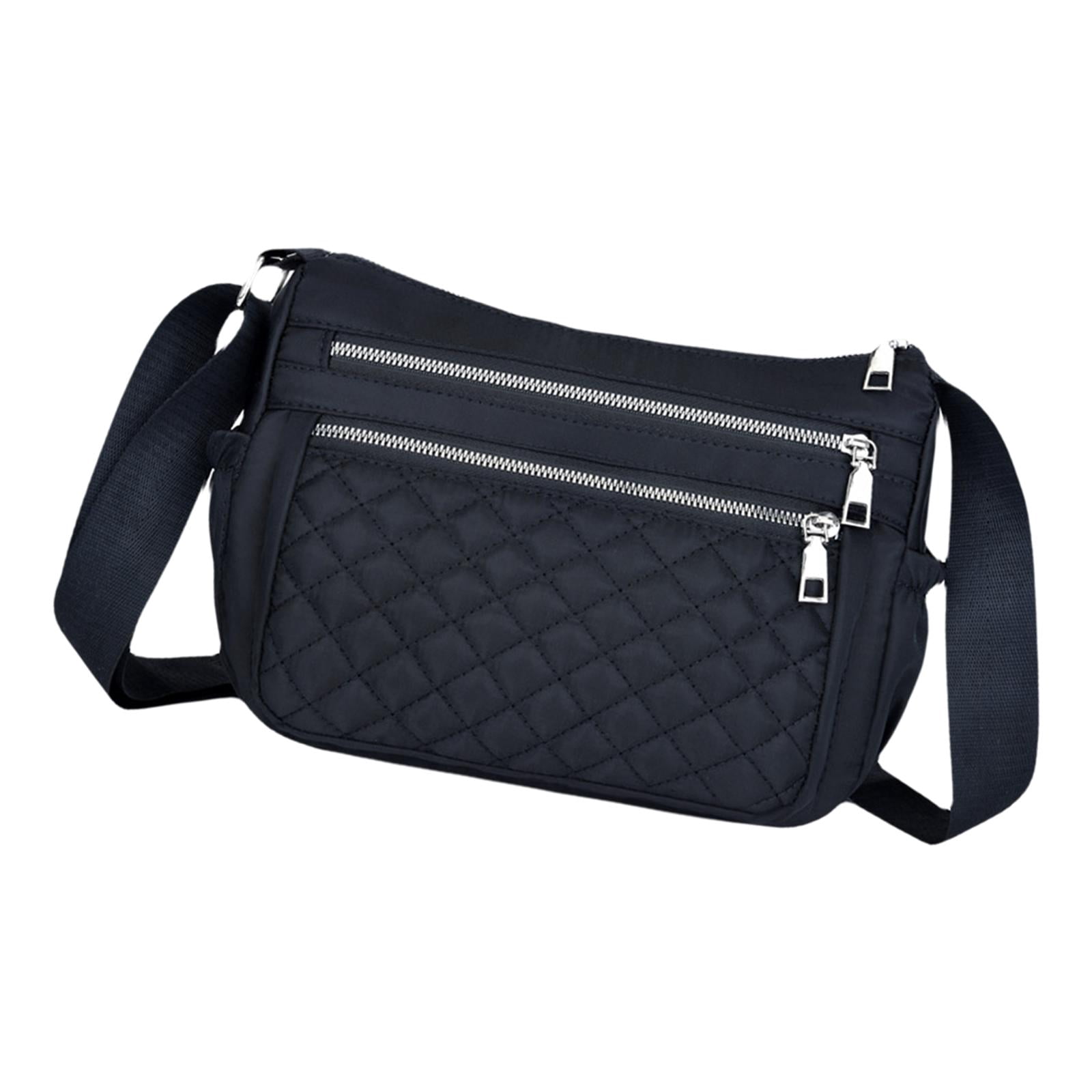 Women Shoulder Bag, Diaper Backpack for Mom, Nylon Ladies Multipurpose Bag, Cross Body Bag for Phones Umbrella Travel Bags Tote Bags Black-Type B