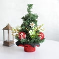 thumbnail image 1 of Aqestyerly Décoration de Sapin de Noël Mini Sapin avec Aiguilles de Pin et Ornements de Fruits Rouges pour Décor de Mise en Scène Intérieure des Fêtes HWRETIE, 1 of 3