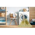 thumbnail image 2 of Ahgly Company Tapis d'Intérieur Lavables en Machine, Ronds, Jaunes, 6' Ronds, 2 of 7
