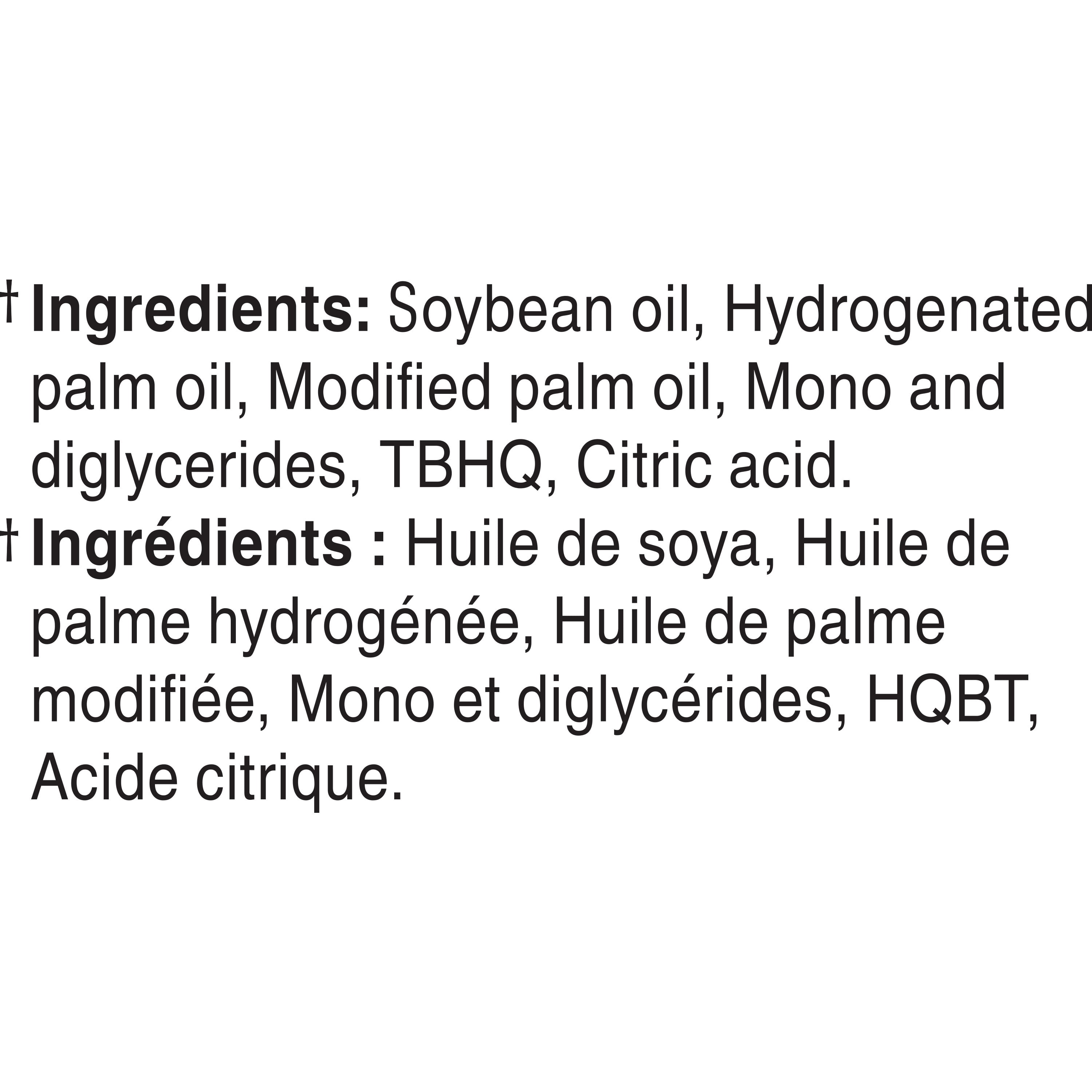 Shortening végétal Crisco. Le shortening entièrement végétal Crisco® rendra vos croûtes à tarte feuilletées, votre poulet frit croustillant, votre glaçage moelleux et vos repas savoureux.