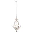 thumbnail image 1 of Carved Wooden Chandelier, 1 of 1