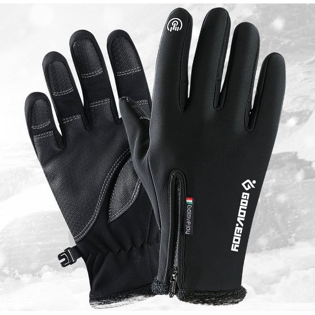 Mens Winter Gloves -30℉Windproof Waterproof Touch Screen Gloves for Outdoor Work