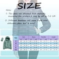 thumbnail image 3 of Packable down Jacket, Lightweight Hooded Puffer, White Duck down Coat Mint Green L , Coat, 3 of 5
