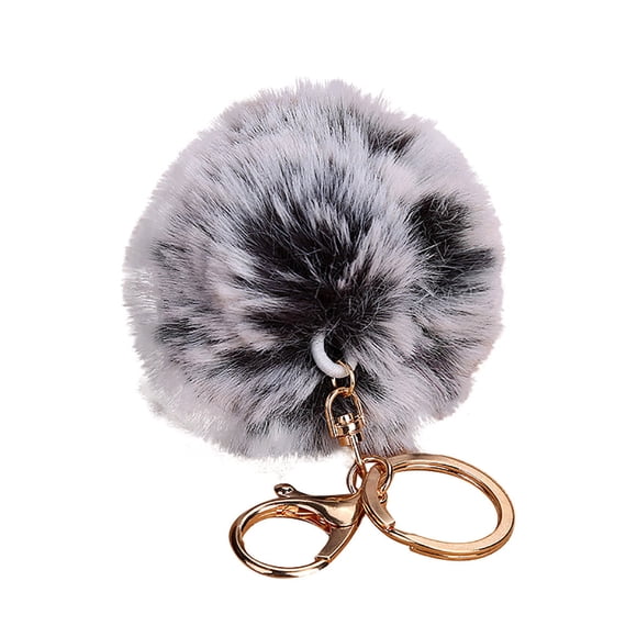 EGNMCR Porte-clés 8 cm Pendentif de Porte-Clés Mignon Femmes Pompons de Clé Porte-Clés Porte-Clés