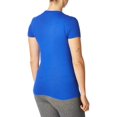 thumbnail image 3 of T-shirt en Jersey Fin pour Femmes, TG, Bleu Royal, 3 of 5