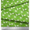 thumbnail image 2 of Soimoi Crepe Silk Fabric Flamingo Bird Printed Fabric 1 Yard 42 Inch Wide, 2 of 3