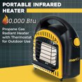thumbnail image 2 of MARTIN Chauffage Infrarouge Portatif au Propane 10 000 Btu, Thermostat Intégré, 2 of 8