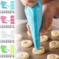 thumbnail image 1 of 14 Piece Kit – Stainless Icing Nozzle Tips & Piping Bags Set For Baking Cupcake Cookie – Decorating Tools, 1 of 9