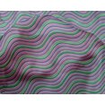 thumbnail image 4 of oneOone Silk Tabby Fabric Serpentine Stripe Printed Craft Fabric BTY 42 Inch Wide, 4 of 4